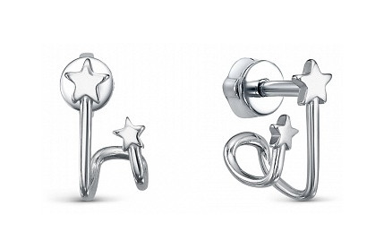 Серьги из серебра