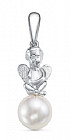 Подвеска из серебра с жемчугом