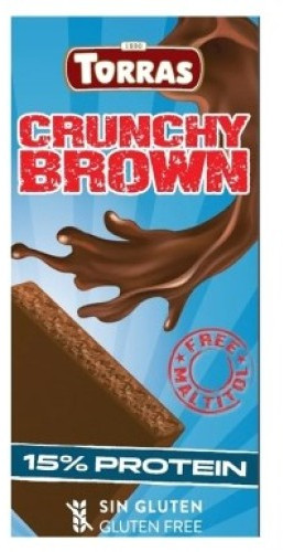 Шоколад молочный Crunchy Brown 15% протеина