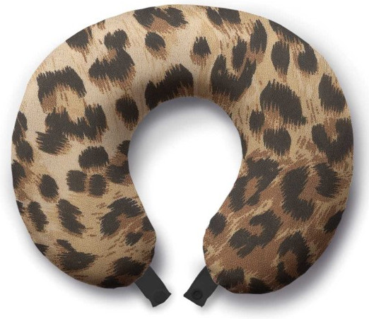 Подушка для шеи дорожная «Леопардовое окружение»