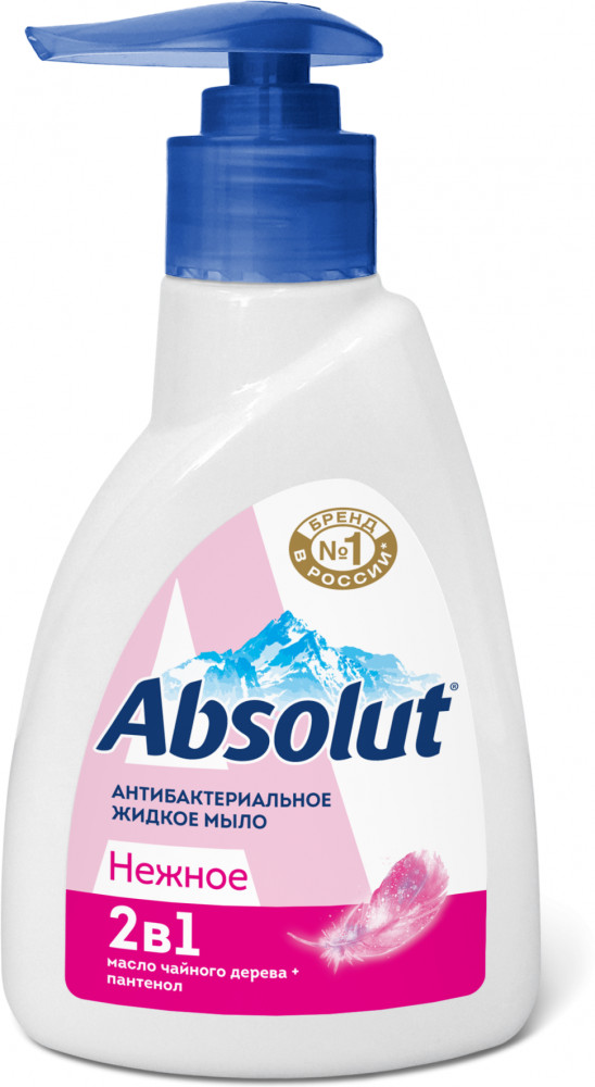 Мыло жидкое антибактериальное «Нежное» | Absolut