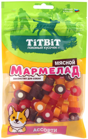 Мармелад мясной для собак