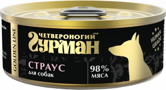 Корм для собак «Страус»