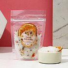 Соль для ванны с цедрой мандарина, можжевеловой ягодой и календулой