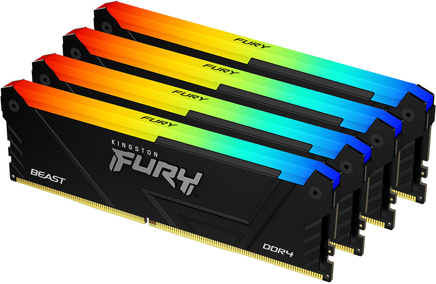 Комплект модулей памяти KF436C17BB2AK4/32 | Fury Beast | Kingston Technology