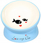 Миска для кошек керамическая