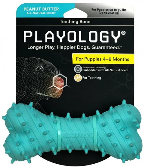 Игрушка для щенков с ароматом арахиса «Puppy teething bone»