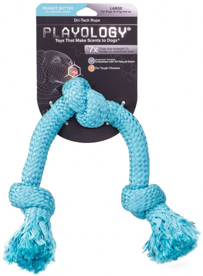 Игрушка для собак с ароматом арахиса «Dri-tech rope»