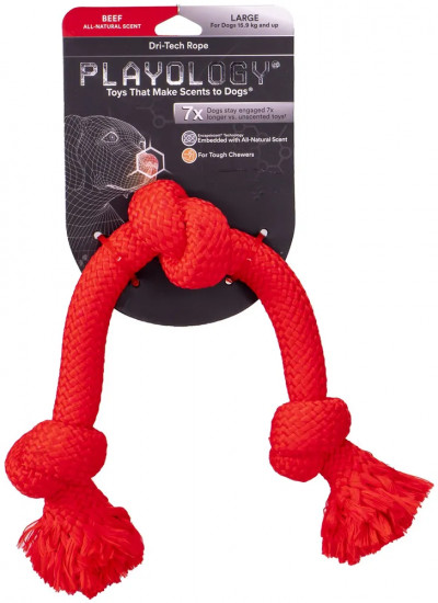 Игрушка для собак с ароматом говядины «Dri-tech rope»