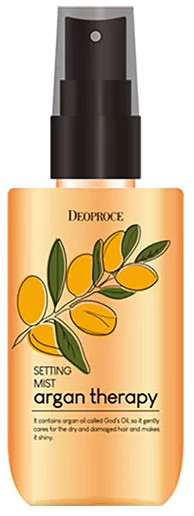 Мист для волос  «Deoproce Argan Therapy Setting Mist»