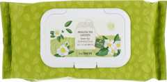 Салфетки для снятия макияжа «Healing Tea Garden Green Tea Cleansing Tissue»