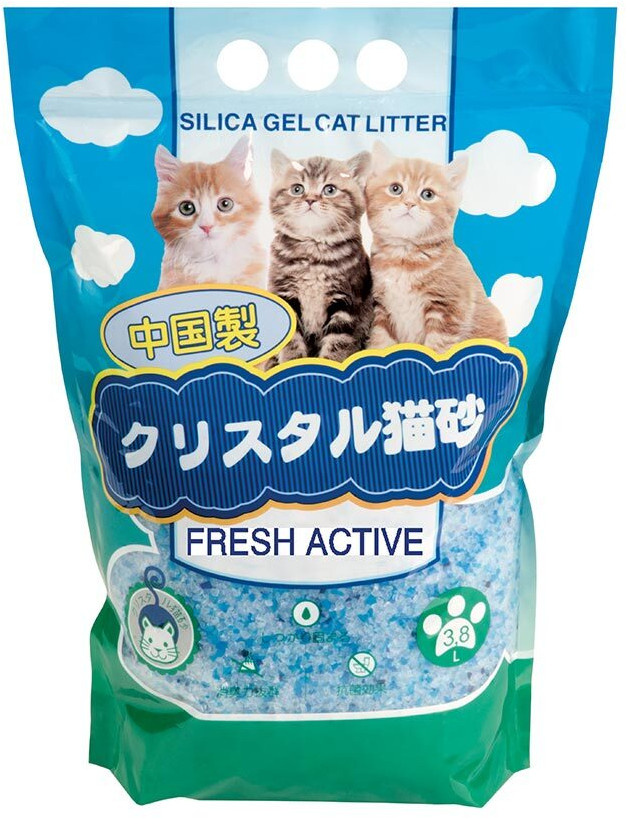 Наполнитель для кошачьего туалета силикагелевый «Fresh Active» | Hakase Arekkusu