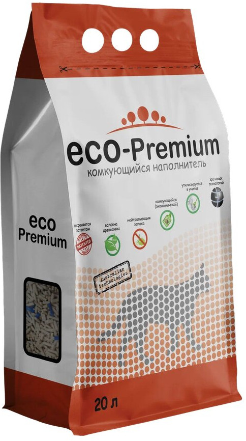 Наполнитель для кошачьего туалета комкующийся «Blue» | ECO-Premium