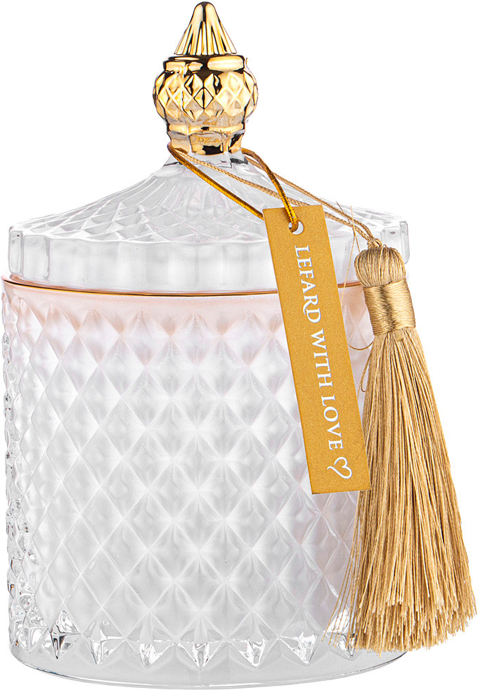 Емкость для хранения с крышкой «Charm white» | Glass Legend | Lefard