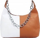 белый/коричневый