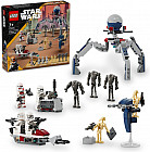 Конструктор Star Wars 75372 Боевой набор «клоны против дроидов». Clone Trooper & Battle Droid Battle Pack