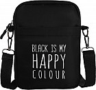 Сумка молодежная «Black is my happy color»