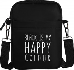 Сумка молодежная «Black is my happy color»