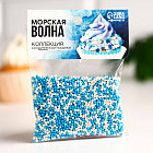 белый/голубой