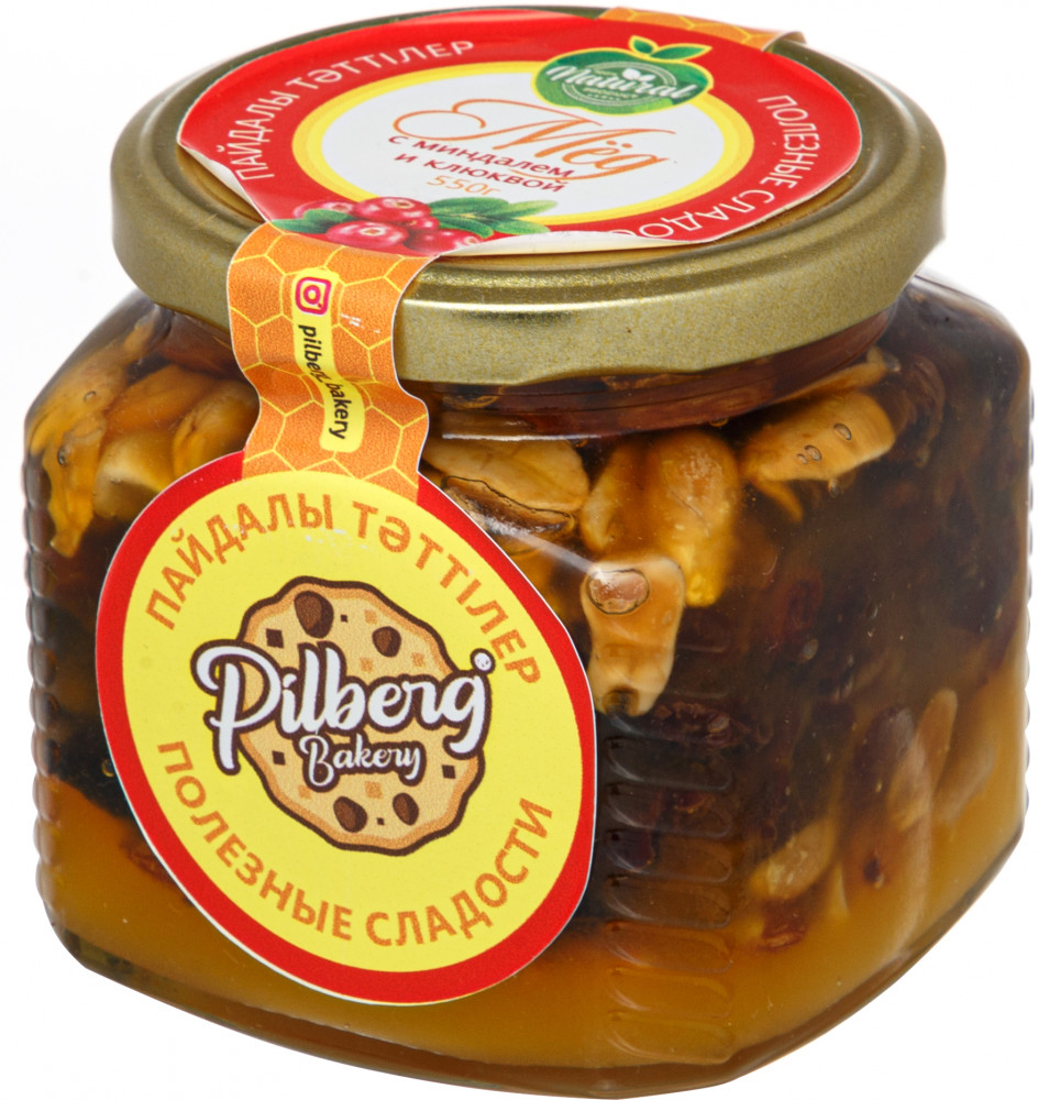 Мед с миндалем и клюквой | Pilberg Bakery