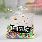 Посыпка кондитерская неоновая, жёлтая, зелёная, розовая, синяя, фиолетовая