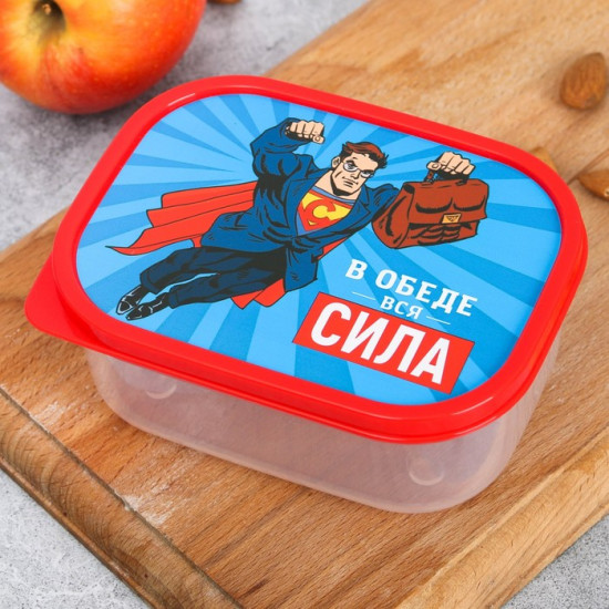 Ланч-бокс «В обеде вся сила»