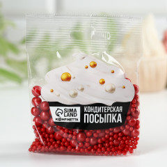 Посыпка кондитерская мягкая, красный