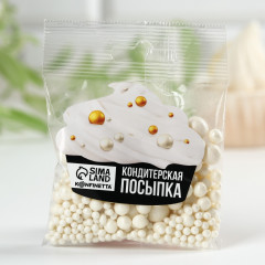 Посыпка кондитерская мягкая, белый