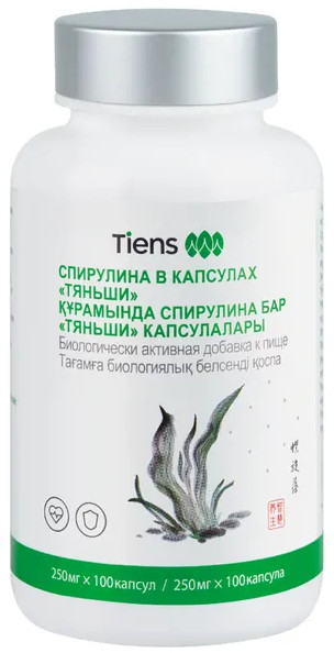 Спирулина в капсулах | Тяньши