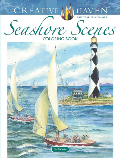 Creative Haven Seashore Scenes Coloring Book