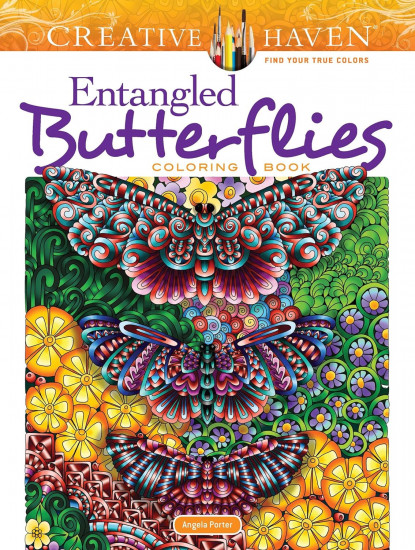Entangled Butterflies Coloring Book