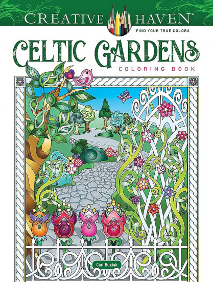 Celtic Gardens Coloring Book