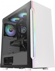 Корпус компьютерный Thermaltake H200 TG White RGB