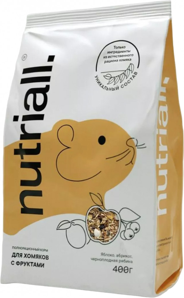 Корм для хомяков с фруктами | Nutriall