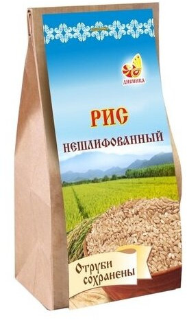 Рис нешлифованный