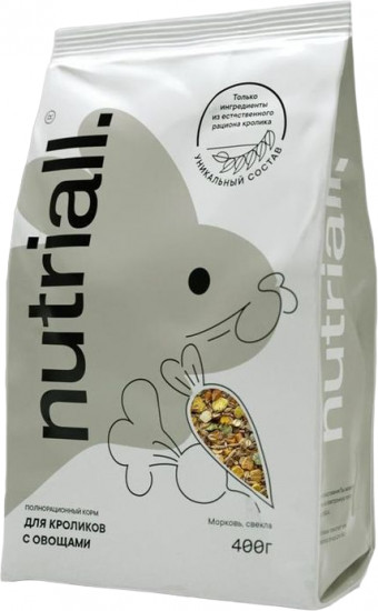 Корм для кроликов с овощами