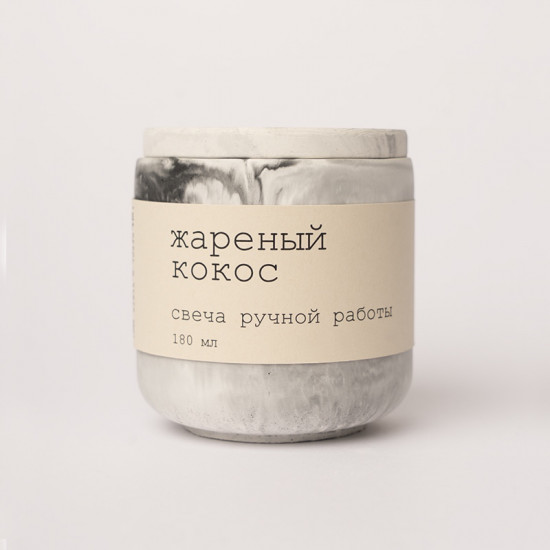 Ароматическая свеча «Жареный кокос»