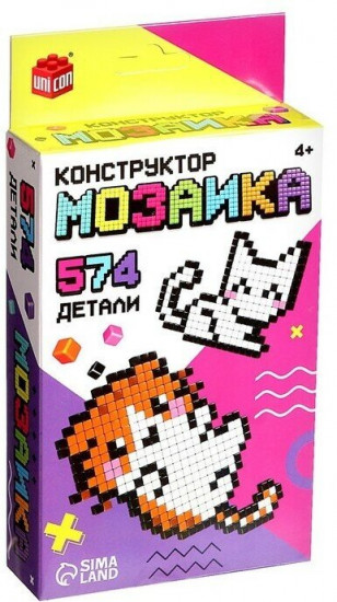 Конструктор-мозаика «Котики»