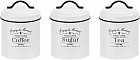 Набор банок для сыпучих продуктов «Tea, coffee, sugar»