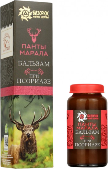 Бальзам «Панты марала. При псориазе»