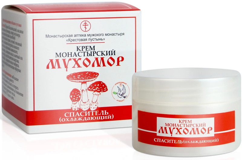 Крем монастырский охлаждающий «Мухомор» | Солох-аул | Бизорюк