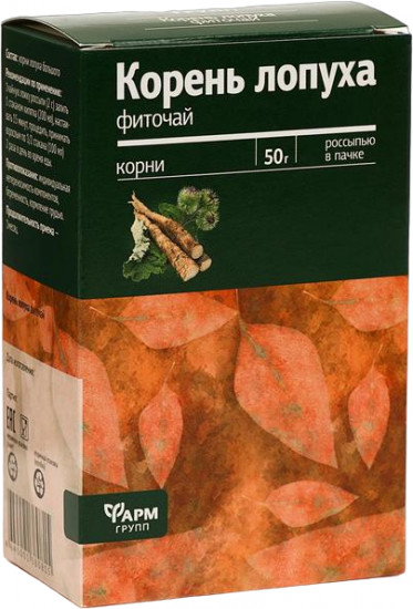 Корень лопуха