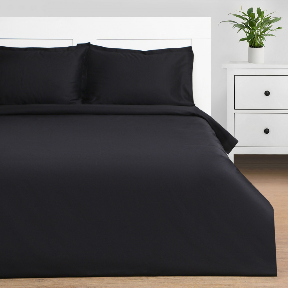 Комплект постельного белья «Jet black» | Satin collection | Этель