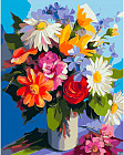 Картина по номерам «Яркий букет цветов»