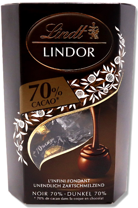 Набор конфет с тёмным шоколадом | Lindor | Lindt