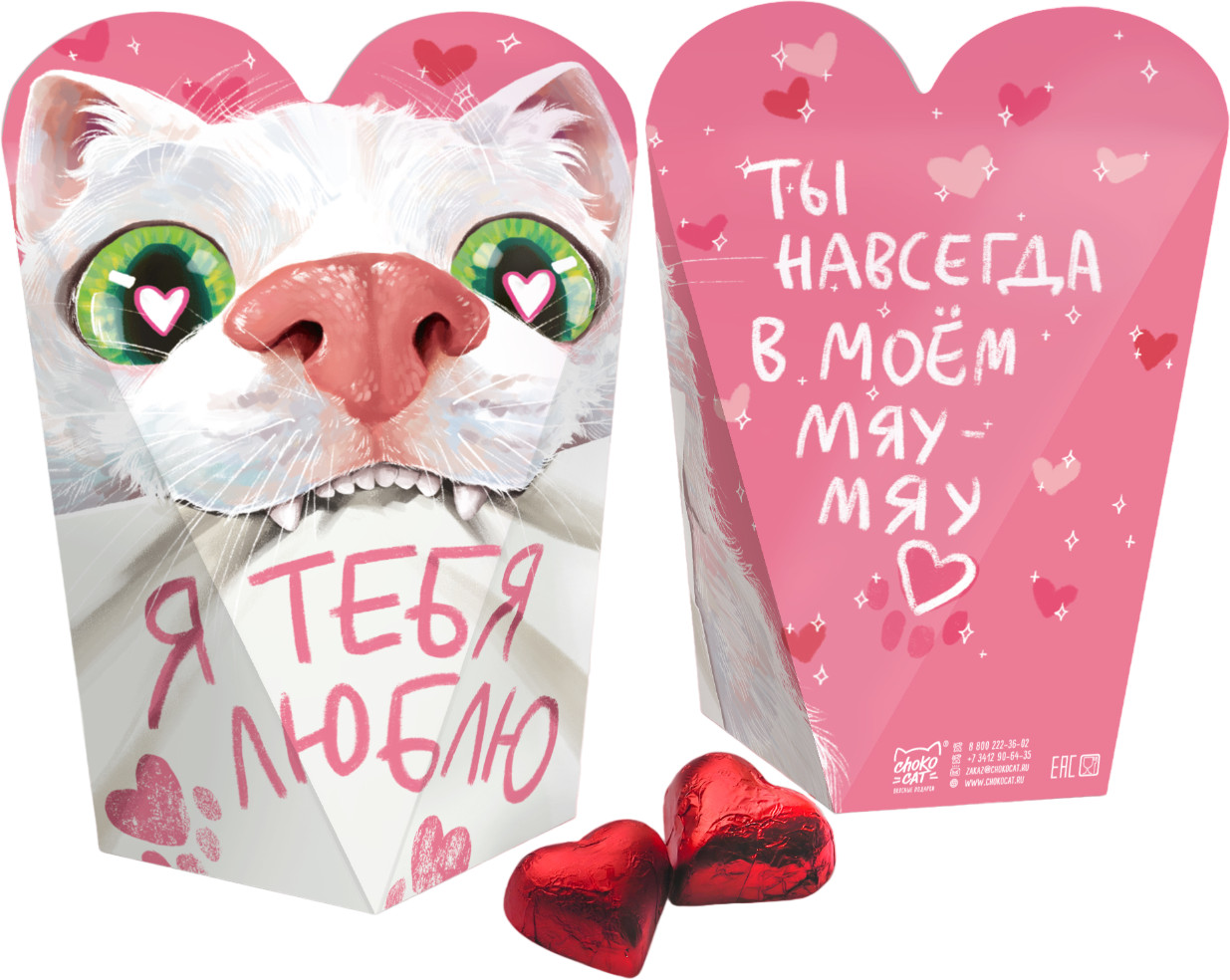 Конфеты «Ты навсегда в моем мяу» | ChokoCat
