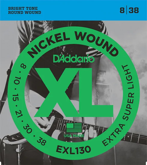 Струны для электрогитары EXL130 Extra Super Light, 08-38