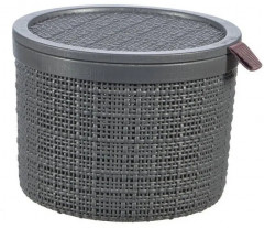 Корзина для хранения с крышкой «Jute»