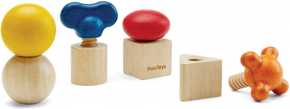 Игрушка развивающая «Гайки и болты» | Plan Toys