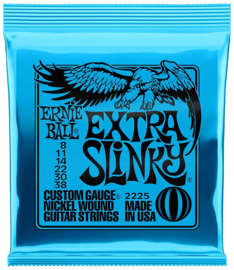 Струны для электрогитары 2225 Extra Slinky, 08-38